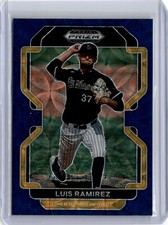 2022 Prizm Draft Picks Navy Blue Kaleidoscope Luis Ramirez 12/15 (B22) Rockies