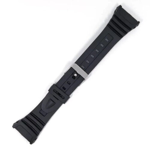 Band For Casio W96H W96 W-96H 577EA1 W-96H-1AV W-96H-1 28x21mm Black Watch Strap - Picture 3 of 3
