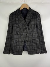 Tagliatore Ladies Double Breasted Patterned Blazer Jacket Size M