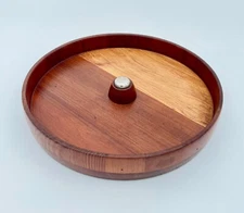 Vintage California Redwood Nut Cracker Bowl Standard Specialty Co