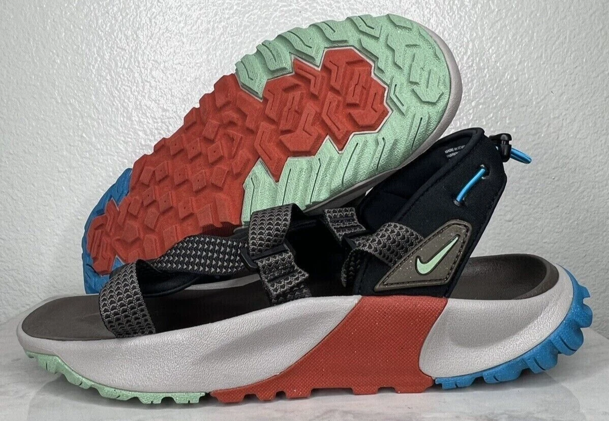 Sandali da trekking Nike Oneonta da uomo verdi neri ciottoli DJ6604 003