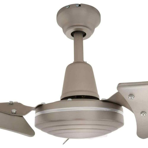 Industrial Ceiling Fan Commercial Outdoor Indoor 60" Brushed Steel With Remote - Picture 6 of 12