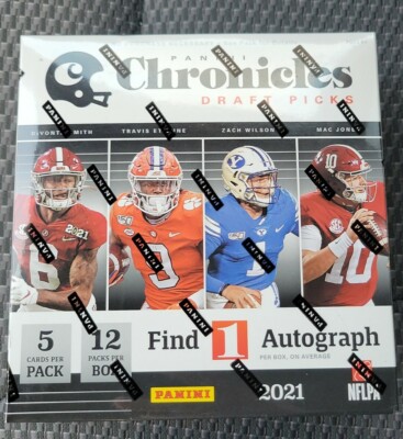 2021 Panini Chronicles Draft Picks Football Mega Box Sealed 