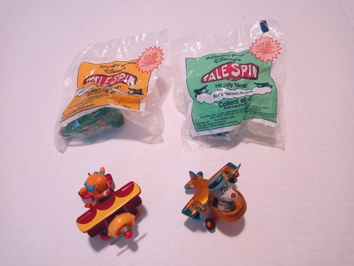 Vintage 90s Tail Spin McDonalds Happy Meal Toys Complete Set of 4