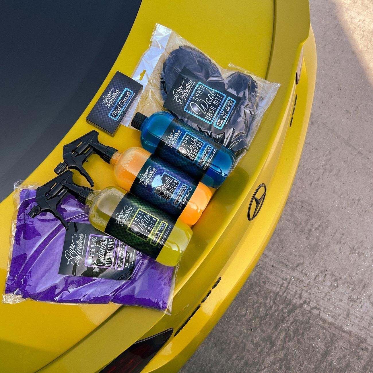 Car Detailing Kit Interior Cleaning Paintwork Polishing Wax Washing