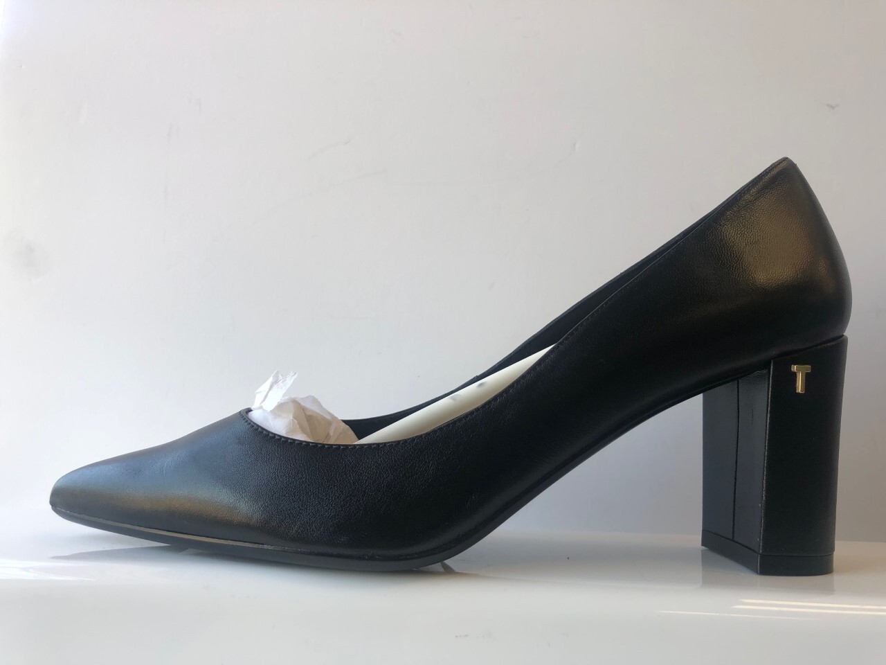 TED BAKER Savana Leather Court Shoes 