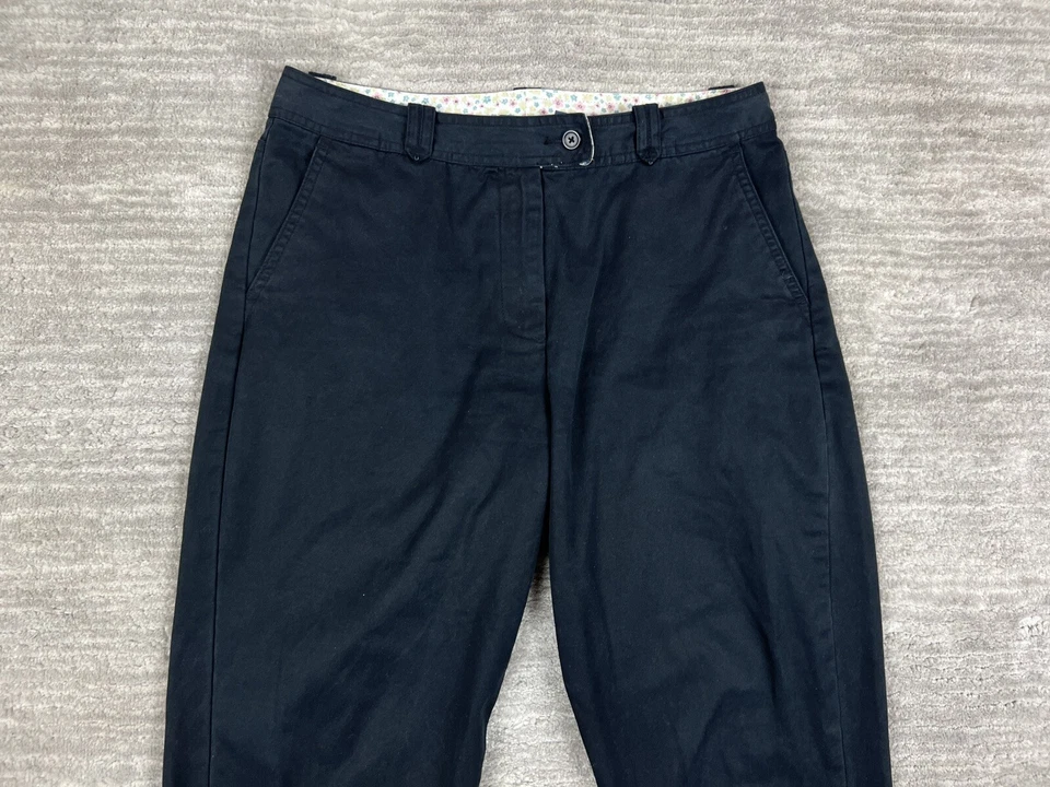 Pantalones chinos Mountain Lake para mujer 6 negros recortados al tobillo Foto 2 de 4