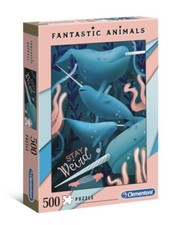 Rompecabezas Clementoni 500 Animales Fantásticos Narval 35070 Océano