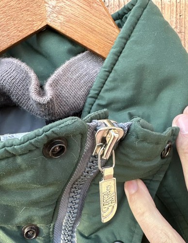 Vintage North Face Brown Label Parka Jacket XXL Green USDA Forest Service USFS - Picture 2 of 9