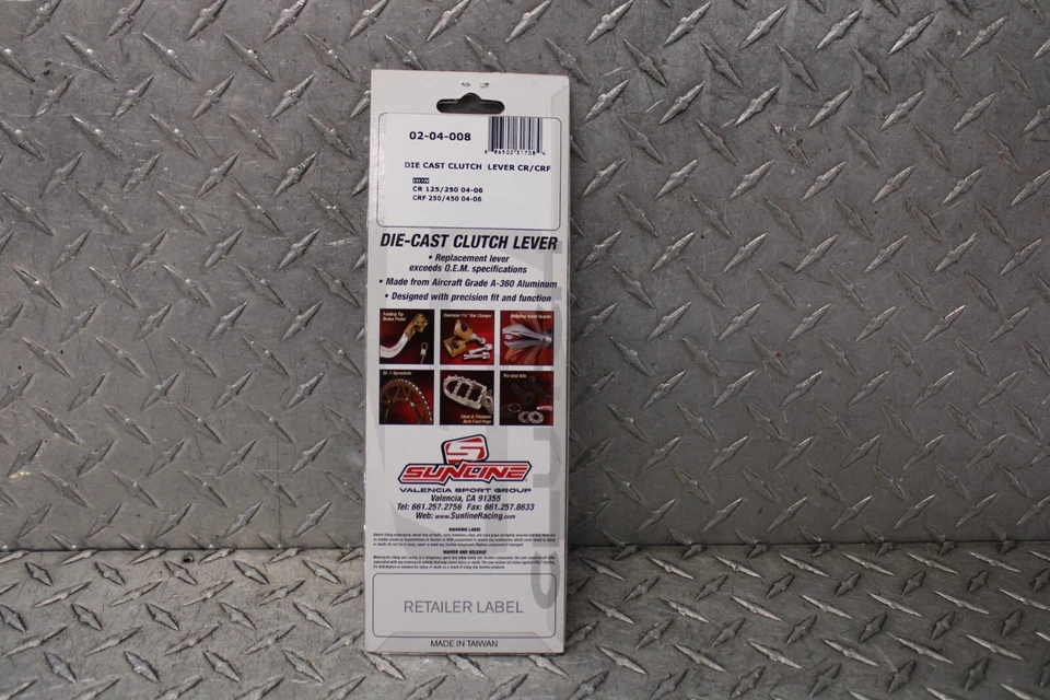 04 06 Palanca embrague línea solar Honda CR125 / CR250 / CRF250 / CRF450 nueva 02-04-008 Foto 3 de 4