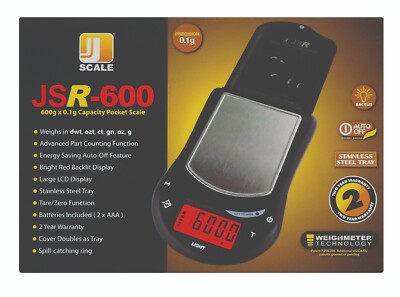 Jennings JSR600 Digitale Taschenwaage 600g x 0,1g