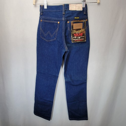 Vintage Neu mit Etikett Nos Wrangler Jungenjeans 401BPWS Größe 14 tatsächlich 24x28 Deadstock 1970er - Bild 7 von 11