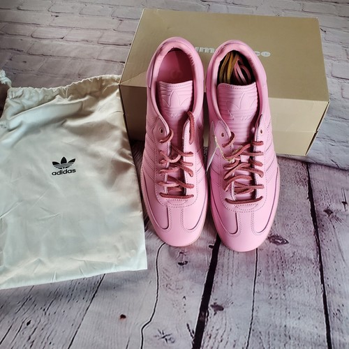 adidas Pharrell x Samba Human Race Pink Lace-up Low Top Women's Size 10.5 - Picture 2 of 13