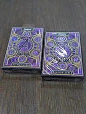 Marvel Avengers Theory 11 Purple Special Edition Playing Cards SEALED LOT OF 2