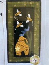 June Basin Banners Thru the Year KIT with Wools Bee Hive Flowers