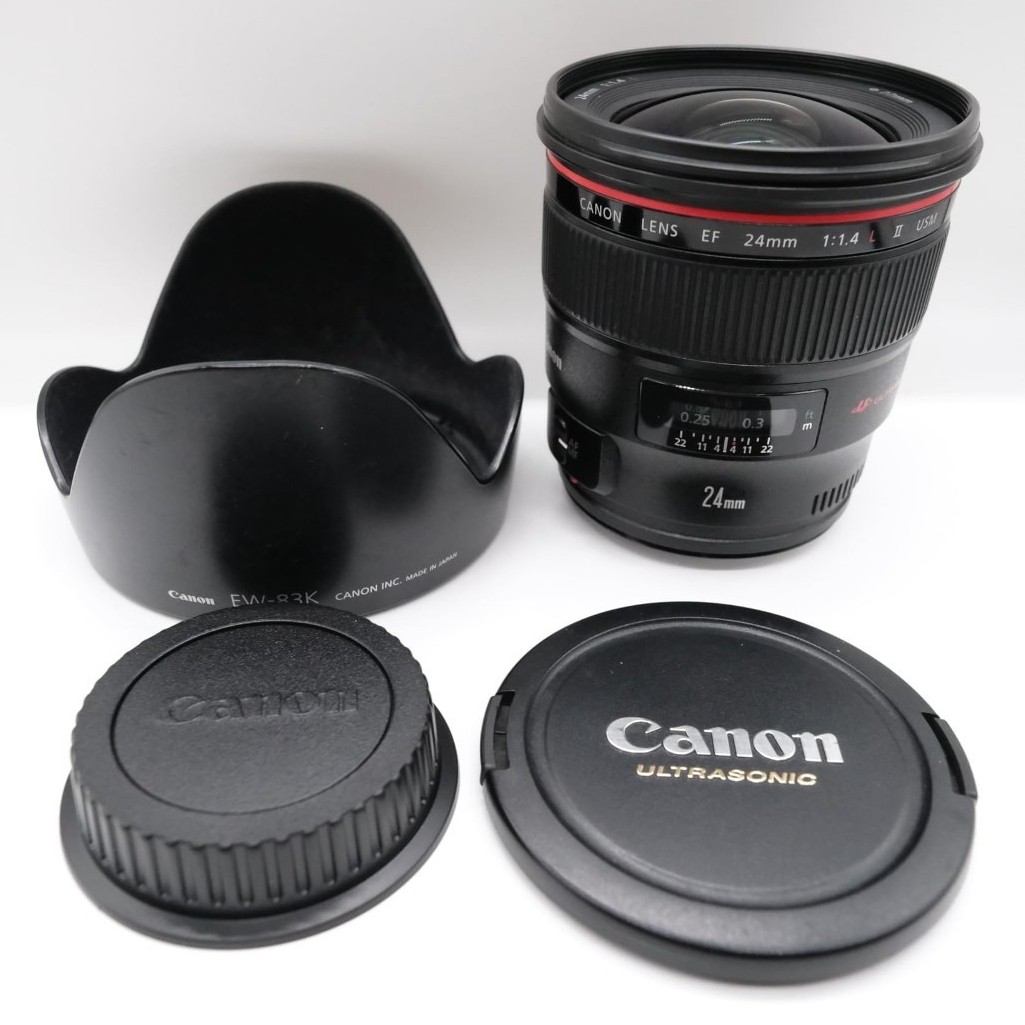 Canon EF 24mm F/1.4L II USM Wide Angle Lens, EF mount, w/hood | eBay