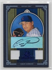 2005 Donruss Diamond Kings #51 Carlos Zambrano Signature Materials Gold #/50