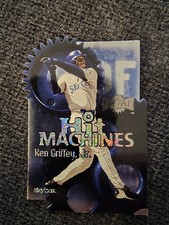 KEN GRIFFEY JR. 2000 Skybox Metal HIT MACHINES HOLOFOIL DIE-CUT ! RARE !
