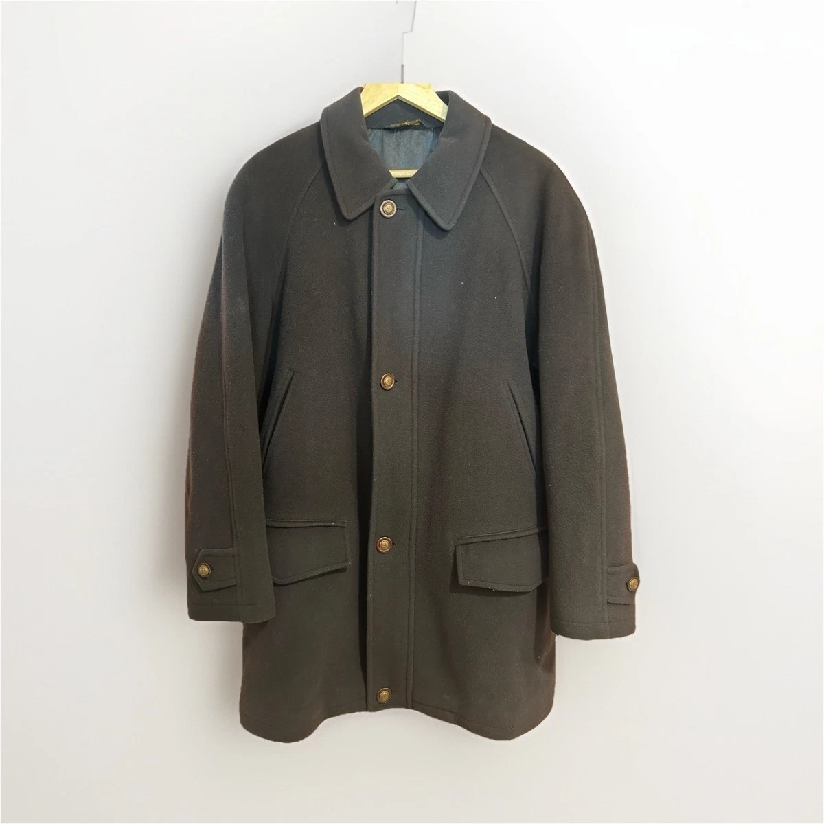 Basic Coat Brown Vintage Outerwear Coats & Jackets for Men for