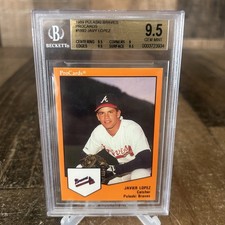 1989 PULASKI BRAVES PROCARDS JAVY JAVIER LOPEZ #1892 RC ROOKIE BGS 9.5