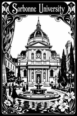   Sorbonne University Poster by Walter Crane - 24x36  Art Print  ️ Premium
