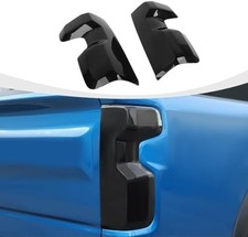For Silverado Tail Light Covers 2pcs Smoked Rear Taillight Lamp Guards Trim Com For Silverado Tail Light Covers 2pcs Smoked Rear Taillight Lamp Guards Trim Com