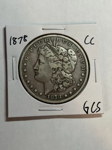 1878-CC $1 Morgan Silver Dollar Rare Key Date Carson City CC Choice VF/XF
