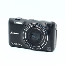 Nikon COOLPIX S6600 Black Digital Camera 16.0MP 12x Zoom Wi-Fi TFT LCD NIKKOR