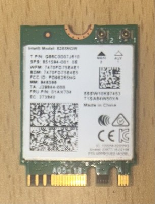 Intel Wireless-AC 8265 NGFF Dual Band 802.11ac 867Mbps + Bluetooth 4.2 Wifi Card