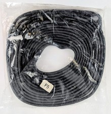 Black U-Channel Edge Trim Rubber Seal Protector Guard Stripping 20ft x 5/8" Roll