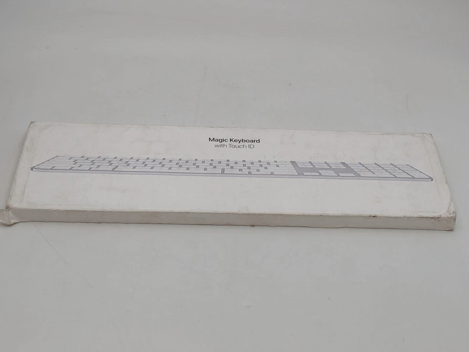 Apple Magic Keyboard with Touch ID & Numeric Keypad White A3119 (MXK73LL/A) - Image 2 of 4