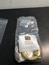 Belwith Keeler B076986-BGB Sybil Twisted Cable Ring Pull - Brushed Golden Brass