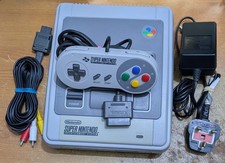 Super Nintendo SNES Console 50/60hz Switchless uIGR Controller AV Cable Recapped