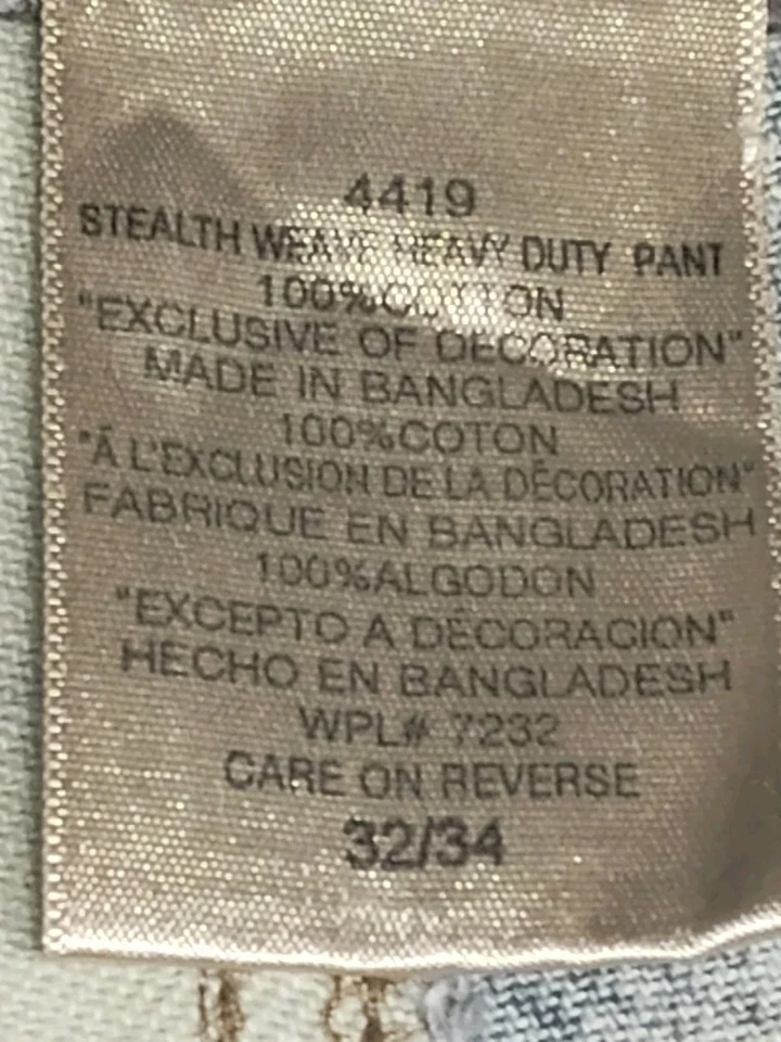 VTG Mossy Oak apparel camo pants Medium mens 32/34 - Image 3 of 4