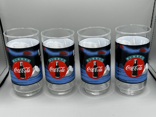 Set 4 bicchieri in vetro vintage Coca Cola Orso Polare Attitude '97 - Foto 5 di 7