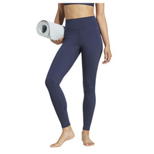 adidas All Me Essentials FullLength Leggings Womens Blue Athletic Casual IX0201-