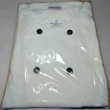  Size 2XL Chef Jacket Never Used Still In PKG. Double-sided