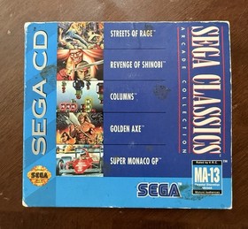 Ecco the Dolphin + Sega Arcade Classics Sega CD Not For Resale 2 CDs CIB