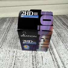 BOX of 25 Imation 2HD High Density Diskettes 25 IBM Floppy 1.44 MB 3.5"