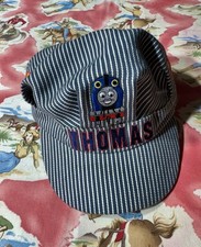 Y2K Era 2007 Kids Thomas The Tank Engine Pin Stripe Conductors Hat