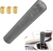 Black Shift Knob Stick Frosted Matte Crystal Bubble Long Throw Gear Shifter 20cm