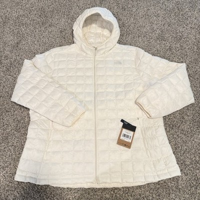 THE NORTH FACE Women's PLUS 3XL TERMOBALL ECO HDY gardenia White Jacket