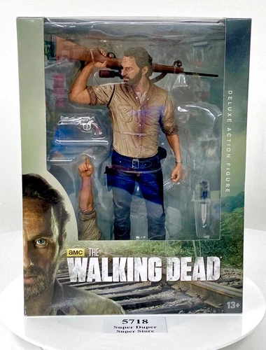 McFarlane Toys - The Walking Dead - Rick Grimes - 10" Deluxe Action Figure - New
