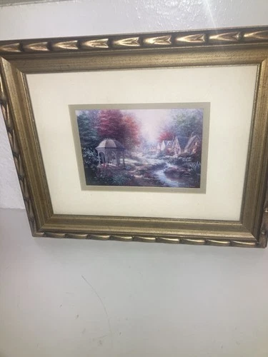 Nicky Boehme Gazebo “Village Art Cottages with Matted Frame