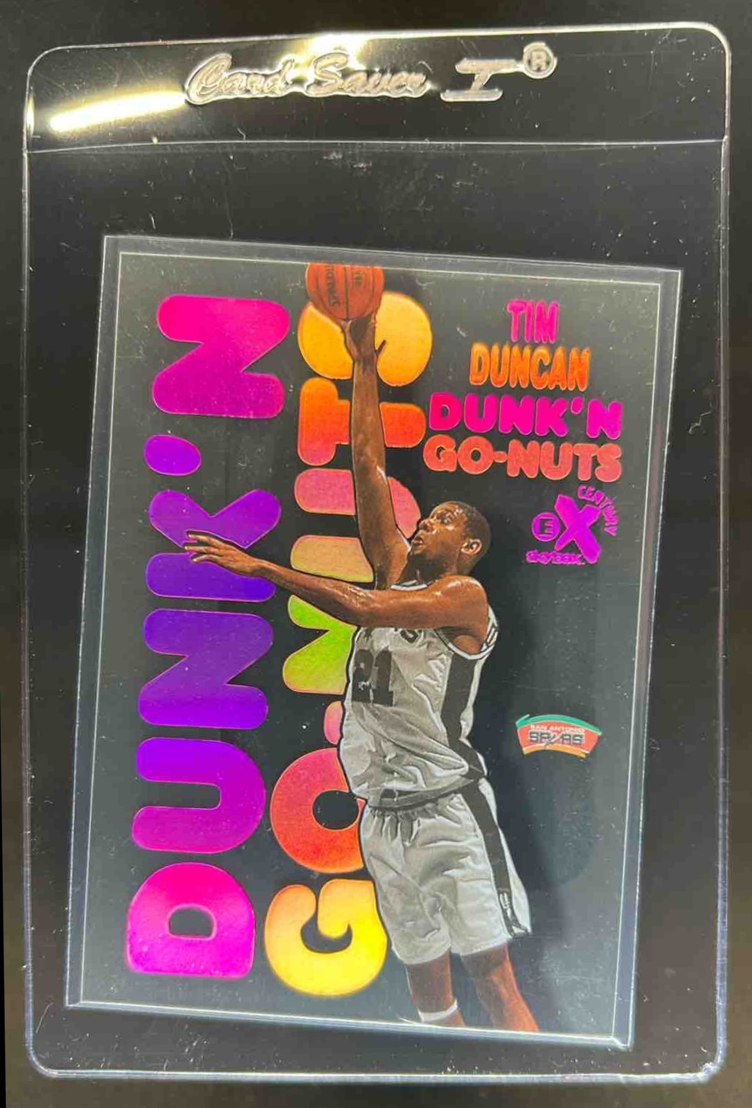Tim Duncan 1998 Skybox E-X Century #4DG Dunk 'N Go-Nuts Price