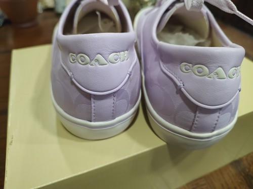 Coach Damen Citysole Schuhe Leder Lila Rarität! Größe 8,5 B. Nie getragen, ohne Karton - Bild 7 von 14