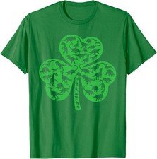 St Patricks Day Cute Dinosaur Shamrock Dino Gift Unisex T-Shirt