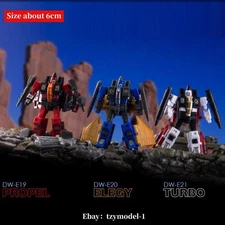 DR.WU DW-E19 DW-E20 DW-E21 PROPEL ELEGY TUROB Action Figure MINI ROBOTS 6cm