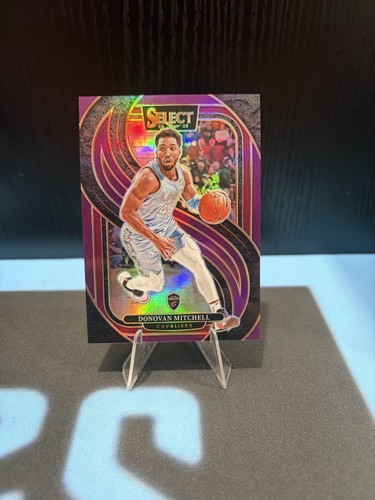 2024-25 Panini Select - Premier Level Donovan Mitchell #155 Purple Prizm /99