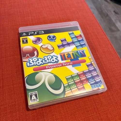 Puyo Puyo Tetris PS3 Puzzle Game Used Tested Japanese ver Sony with Case